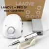 Borrar ny Laaove Champion 3 Pro handtag 45K Electric Nail Borr Strong 210 Micro Motor Mleing Machine för nagelkonstverktyg