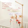 Babyspielzeug 0 12 Monate Flamingo Mobiles Montessori Baby Klapperzimmer Dekoration Kinderwagen Bett Glocke für geborene Geschenke 240418