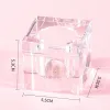 Traitements 1pc Square Crystal Glass Dappen Dish Washing Brush Conteneur avec couvercle en poudre en acrylique pour Nail Art Salon Manucure Tool