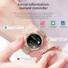 Wristwatches Wonlex CF80 Women Smart Watch HD Full Touch Screen Sport Watches IP67 Waterproof Smartwatch Heart Rate Fitness Tracker Watch 240423