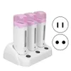 Epilator 3pcs/2pcs/1pc Epilator Machine Set Portable Electric Wax Hair Removal Tool Depilatory Heater Rapid Hair Removal Retarded Growth d240424