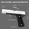 Gun Toys Black Automatic Colt 1911 Automatisk Shell Soft Bullet Toy Gun Air Gun CS Shooting Weapon Boy Toy (kontinuerlig skjutning) Giftl2404