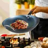 Pans Wok Kitchen Round Bottom Supply Non Stick Fry Pan Frying Traditional Iron Everyday