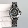 Watch Channel Ceramics Women Automatic Mechanical Watches 33 mm Case avec Diamond Sapphire Luminal Wristwatch imperméable Montre de Luxe CCITY