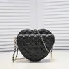 10a Cross Body Bag Woman Love Torebka Crossbody Bag Designer torebka skórzane ramię marki Mini Heart Love With Gold Sling 17cm Cheapt