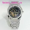 AP Wrist Welt Watch Real Royal Oak Series 15407bc Platinum Frost Gold Hollow Out lazer