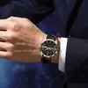 Montre-bracelets Poedagar Luxury High Quality Watches For Men Sport Quartz Leather Man Watch imperméable Luminous Date Week Mens Watch Male Reloj 240423