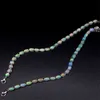 Beaded 925 Sterling Silver Natural Opal Simple Bracelet Colorful Stone Bracelet Womens Fine Wedding Jewelry 24 Pc 4*6mm Fine Jewelry 240423