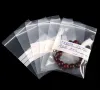 Bags 100pcs Pe High Clear Plastic Writing Zip Lock Bag Thick Antioxidant Jewelry Writing Packaging Ecofriendly Remember Note Pouches