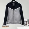 Herrjackor Mens Casual Sports Cardigan med förstklassig teknik WOLD JACKA HÄR MENS Outdoor Fashion Hoodie med High QualityL2404