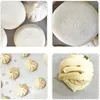 Double Boilers 10Pcs Non-stick Silicone Steamer Mesh Mat Reusable Bamboo Liner Pad Round Liners Baking Accessories