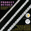 100% Pass Diamond Tester D Color VVS Mossanite 2mm-6,5 mm Iced Hip Hop Collier Femmes Bijoux Chaîne Moisanite Chaîne Moissanite