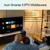 2O24 Android 4K TV Boxott Mytv T9 Umarters 3 Player ATV Ui BT Pilot, aby wyświetlić kanały na żywo Smart TV Box