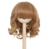 Wigs Miss U Hair Cute 1/3 1/4 Doll Wig Short Brown MSD DOD Pullip Dollfie Hair Handmade Girl Making Supplies