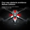 Drones pylv nieuwe k10 max drone professionele luchtfotografie vliegtuigen threecamera hindernis vermijding opvouwbare quadcopter speelgoedcadeau
