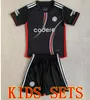 2024 2025 River Plate Kid tårmotstånd Soccer Jerseys Lanzini Fernandez Barco Palavecino Borja M. Suarez de la Cruz Libertadores Home Away Tredje fotbollströjor