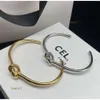 Simple Diseñador Golinete de brazalete de brazalete para mujer Pulseras para hombres Moda Gold Sier Joyería de altura de la boda de alta calidad Regalo