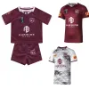 لعبة Rugby Kids Suits Rugby Jersey 2022 Qld Origin State NSW Blues Home Home Traineous Training Training Shirt اسم ورقم مخصص