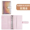 Färgglada Laser Creative Diary Binder Notebooks Girls Kawaii Fashion Hand Book Notepad MultiCocket Student School Supplies
