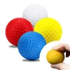 Balls 20 pcs/bag Bright Color Light Indoor Outdoor Training Practice Golf Sports Elastic PU Foam Balls dropship