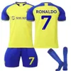 Soccer Jerseys Men's Tracksuits 22-23 Al-Nassr FC Stadium Home/Away No.7 Ronaldo Adult Children's Jersey Set+Socks