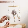 Baby Cloud Rattles Crib Mobiles Toys 0-12 Months Bell Musical Box born Bed Toddler Carousel For Toy Gift 240418
