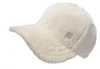M vielseitige Baseball -Kappe Mischkappe Marke Female Herbst und Winter alle Match Plüschhut für Gesicht Big Baseball Caps geeignet
