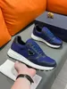 Weißer schwarzer blauer Prax 01 Männer Sneaker Wanderschuhe wieder anklingen, gebürstete Lederparty Hochzeit Chunky Gummi Freizeit Flats Mesh Runner Skateboard Trainer