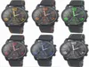 100pcslot Mix 6Colors Men Causal Sport Militaire piloot Aviator Army Silicone GT Watches RW0185934864