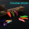 Tillbehör Toma Small Metal Spoon Fishing Lure Kit Set Colors Mixed 2.5G 3G 5G ISCA Artificial Trout Lure Crang Bait Pesca Fishing Tackle
