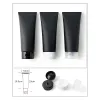 Bottles 200g Matte Black Refillable Cosmetics Container 200ml Empty Squeeze Bottle Shower Gel Cream Package Frost Plastic Soft Tube