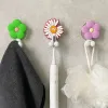 Зубная щетка творческая цветочная мультфильм детская зубная щетка держатель зубной щетки на стенах