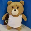 Coustins authentiques 8 styles film en peluche en peluche ted 2 jouets en peluche dans le tablier