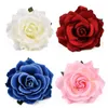 Greante floral falsa 30pcs 9cm grandes cabeças de flor de seda de rosa artificial para decoração de casamento Diy Wreath Great Box Scrapbooking Craft Flowers Fake Flowers T240422