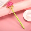 PC Cute Kawaii Rose Flower Gel Pen Pen Office School Dostarcza papiery papiernicze Kreatywny słodki, ładny, miękki