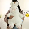 Giant Lazy Rabbit Dolls Soft Plush Cute White Bunny Animal Toys Baby Sleep Pillows Cushion Kids Girl Birthday Gift Kawaii Decor 240416