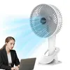 Andra apparater Electric Fan Mini 3-växlad laddningsmanual Fan Electric Desktop Fan Portable Fan Home Travel Office J240423