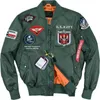 Herrjackor Nya Al Martin Autumn Spring Bomber Pilot Jackets Mens Military Jackets Army Jackets Casual Baseball Jackets Mens School Team Jacketsl2404