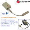Écouteurs tacsky tactical comtac casque Bluetooth Adaptateur pour le casque tactique Peltor MSA Tacsky