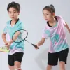 Koszulki dla dzieci tenis stołowy ping ponong badmintton koszula Ćwiczenia sportowe odzież Wysoka jakość