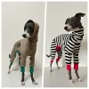 Rompers Greyhound Clothes Winter Fourlegged Jumpsuit for Italian Greyhound Coat Whippet Winter Jacket Abdominal Protection Dog Clothes
