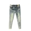 Herren Jeans Sommer Luxus koreanische Markenmarke Männer Jeans leichte Cowboyhose Casual Mens Slim Denim Jeans Elastic Stretch Skinny Hosen 240423