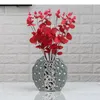 Vasos European Hollow Ceramic Vase Decoração de Decoração Artificial Flores Artificiais Arranjo Flor Diamante Incluste Floral