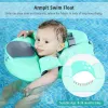 T -stukken Noniatable Baby Floater Infant Swim Taille oksel Float zwemring drijft water zwembad speelgoed zwemtrainer voor babyzwemmers