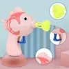 1Pc Cute Fish Soap Water Bubble Gun Blower Machine Toy For Kids Children Manual 240420