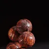 Strands 20 mm Huanghua gruszka drewno rzeźbione koraliki Bransoletka nie porusza Ming Jinsi Nanmu Bransoletka Kulki 108 Bransoletka Tekst Play Biżuteria