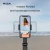 Gimbal Moza Nano se Gimbal Stabilizer Phone dobrável Phone Gimbal Selfie Stick para smartphone iphone 11 pro max/xs/samsung vlog youtube