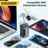 Chargers Essager 67W Gan USB C Şarj Cihazı Hızlı Şarj 4.0 QC 3.0 PD USBC Tip C Masaüstü Hızlı Şarj Cihazı MacBook Samsung iPhone 15 Dizüstü Bilgisayar