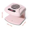 Cold Air Nail Dryer Manicure Fan Infraröd Automatisk varm sval vindblåsare för polsk snabb härdning 240415