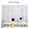 Kinder hängen mobile Kinderbetthalter Bedbell rotatierende gefüllte Plüschtiere Baby Spielzeug mit Vogelkindblock 240418